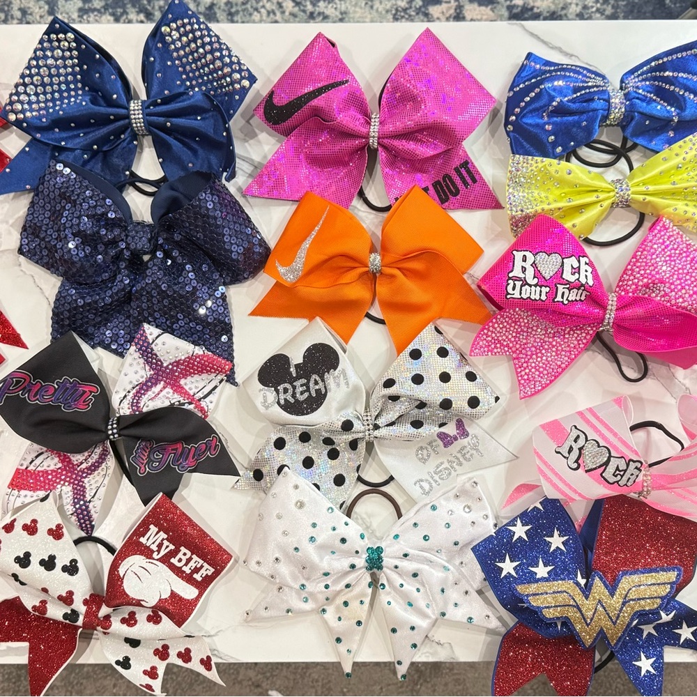 Multiple Bulk Colorful Hair Bows
